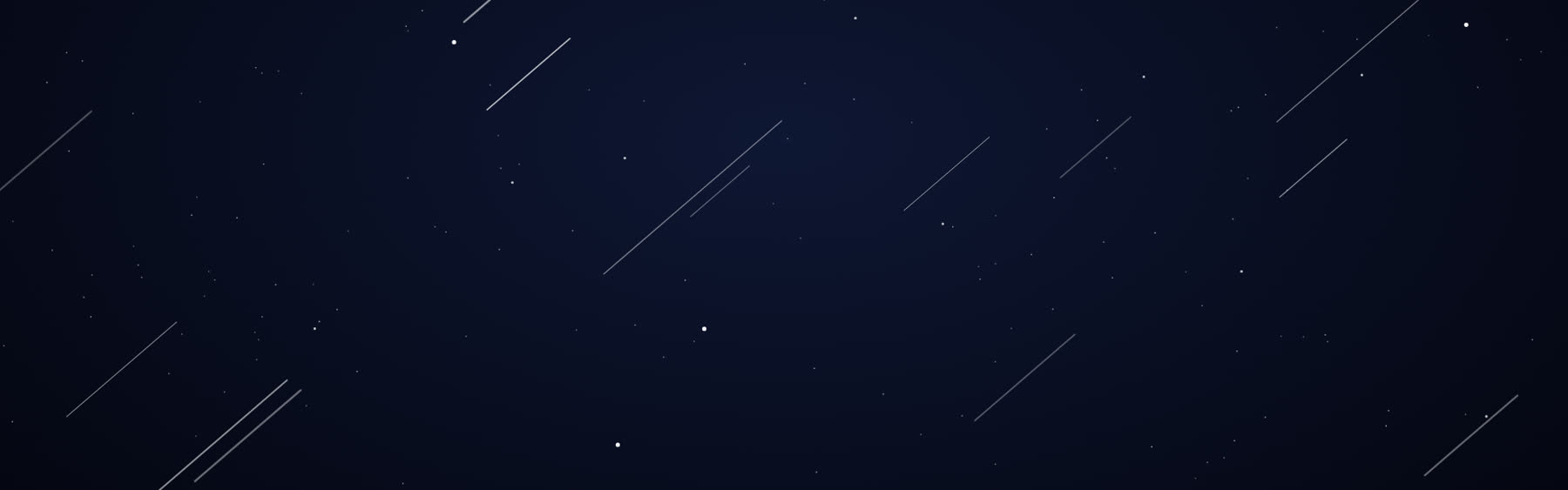 A meteor over a horizon, rendered from computed positions