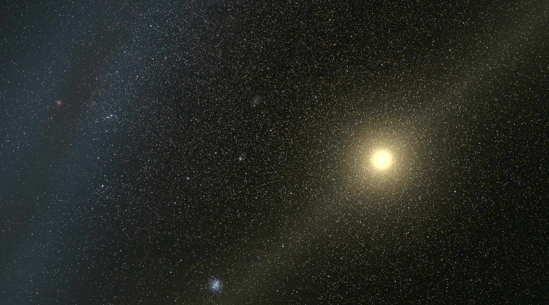 The Sun, rendered from real positions