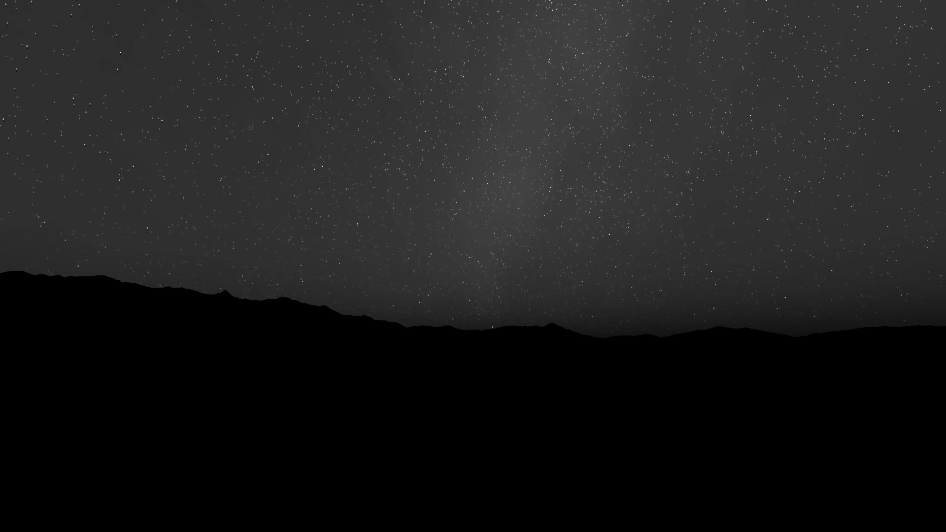 The Milky Way and the stars over the mountains